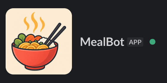 The MealBot Slack app.